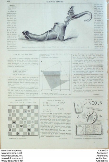 Le Monde illustré 1865 n°436 St Denis (93) Espagne St Sebastien Cherbourg (50) Brest (29) Rouen (76)