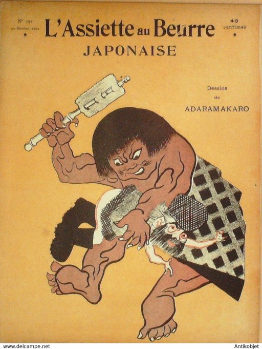 L'Assiette au beurre 1904 n°151 Japonaise Adamramkaro