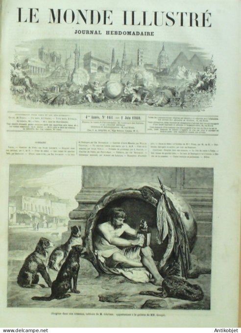 Le Monde illustré 1860 n°164 Italie Turin Syracuse Palerme Quartier Latin