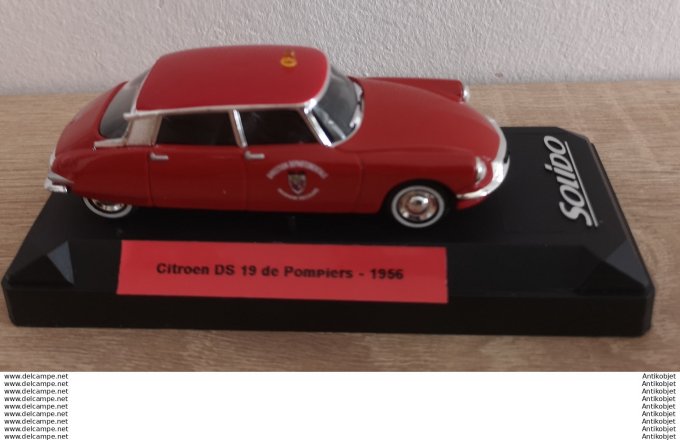 Citroen DS 19 de Pompiers 1:43 1956