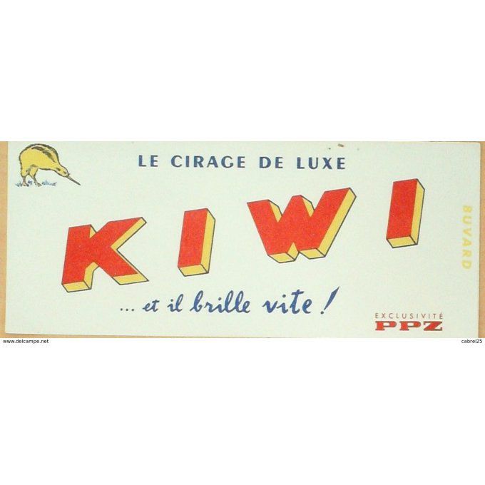Buvard KIWI Cirage