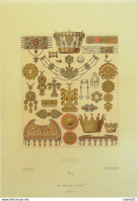 Objet Pendeloque broche couronne ceinture boucle d'oreille