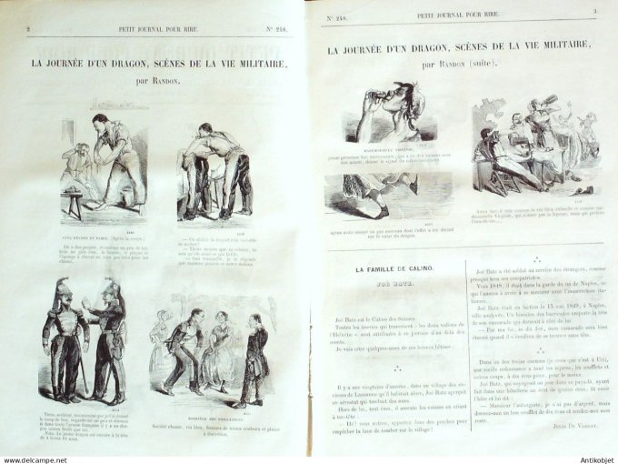 Petit journal pour Rire 1860 # 248 Naivete Grevin