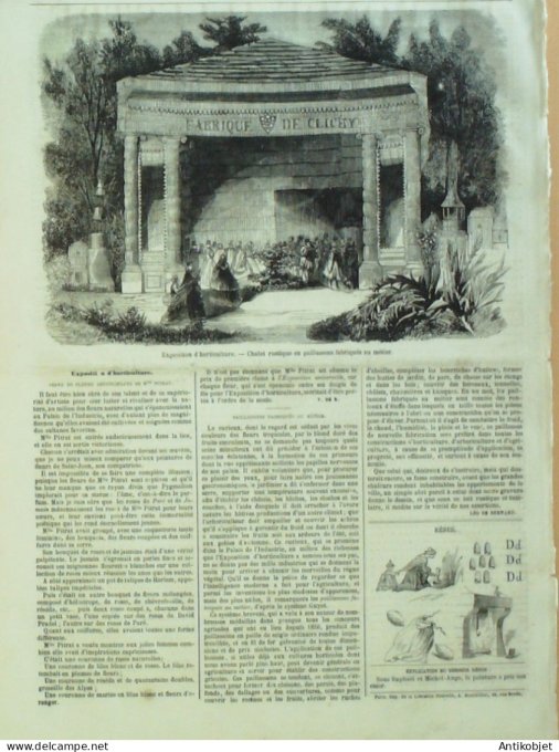 Le Monde illustré 1860 n°164 Italie Turin Syracuse Palerme Quartier Latin