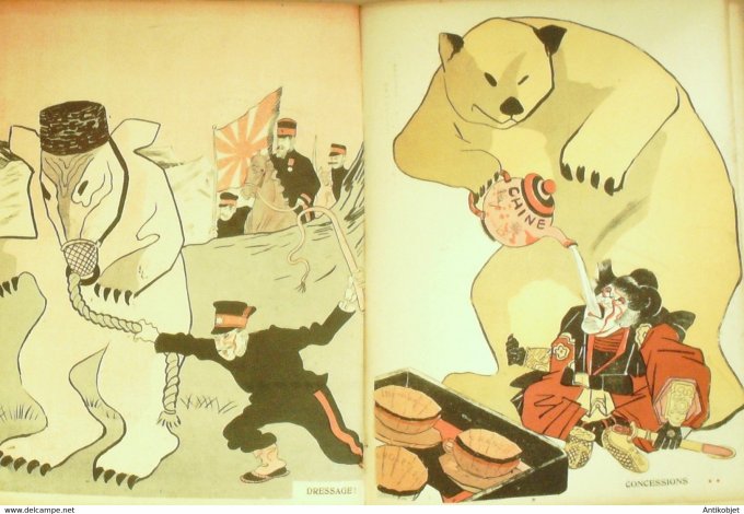 L'Assiette au beurre 1904 n°151 Japonaise Adamramkaro