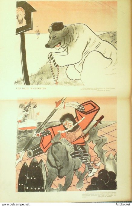 L'Assiette au beurre 1904 n°151 Japonaise Adamramkaro