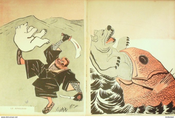 L'Assiette au beurre 1904 # 151 Japonaise Adamramkaro