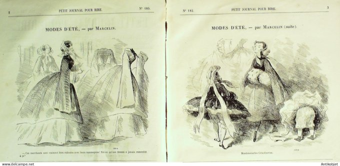 Petit journal pour Rire 1859 # 185 Nos Marins De Montaut