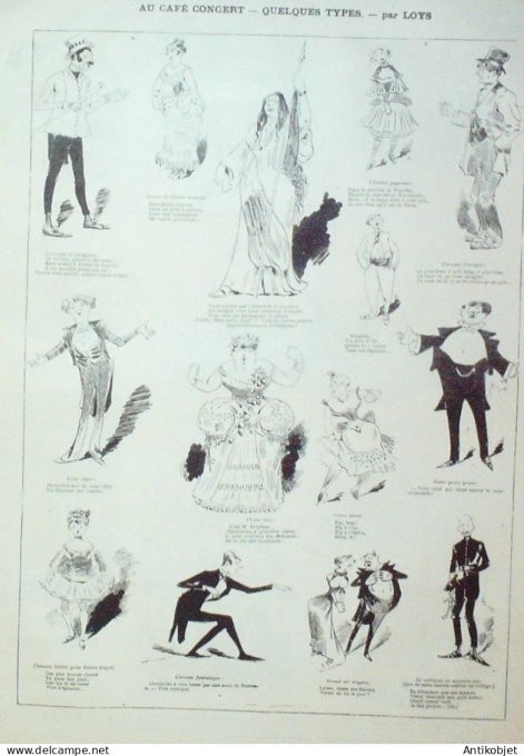 La Caricature 1882 #137 Voyage d'un reporter dans l'Amérique du Sud Clérice Loys Tinant