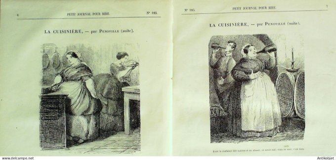 Petit journal pour Rire 1859 # 185 Nos Marins De Montaut
