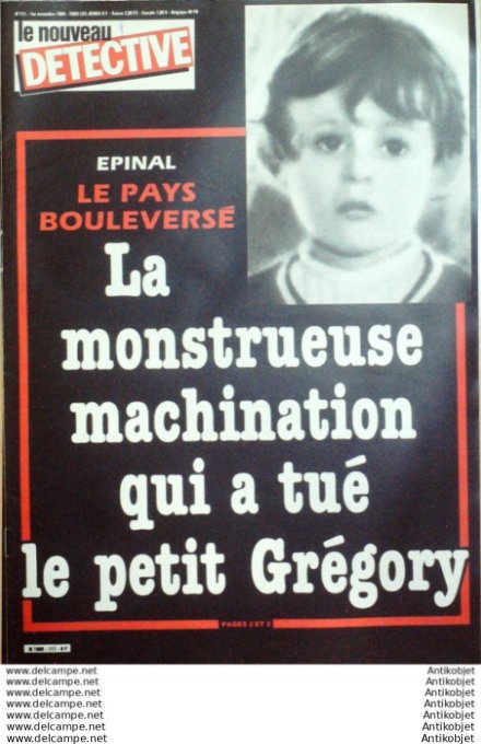 Détective 1984 # 111 Dieppe Mont-de-Marsan Loire/Rhône Bobigny Epinal Lille Nîmes