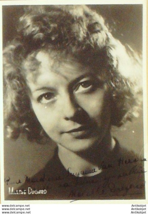 DARRIEUX Danielle (Studio photo véritable 30 Cpa) Vintage 1940