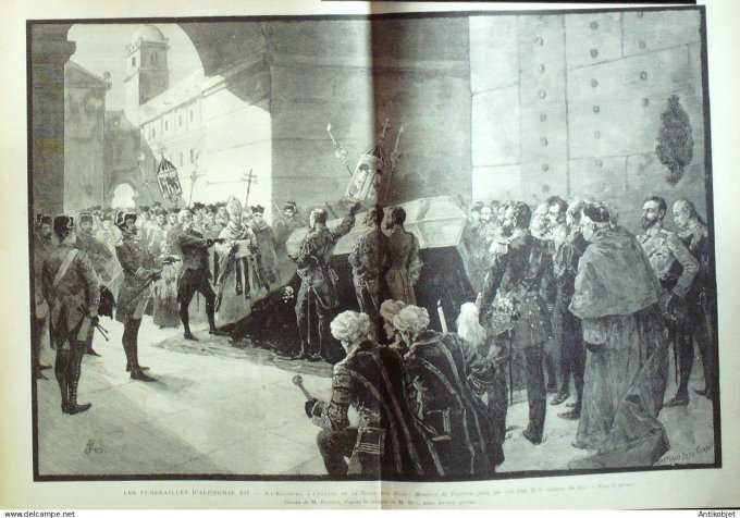 Le Monde illustré 1885 n°1499 Raphael Jacobites  la tapisserie au moyen age
