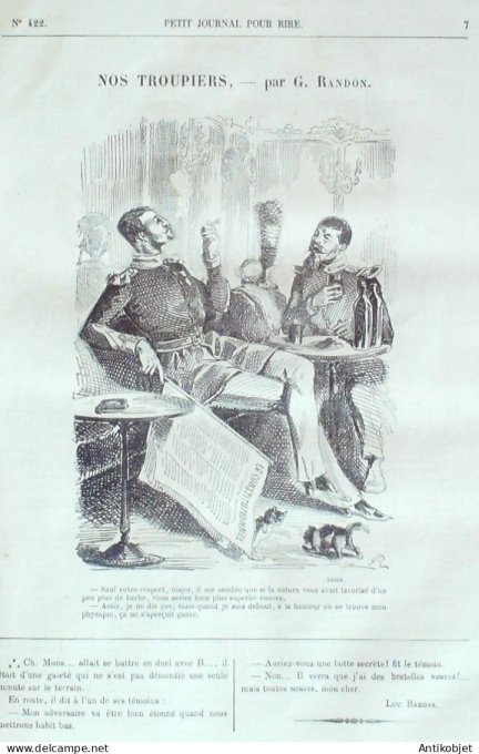 Petit journal pour Rire 1863 # 422 Voyage a la vapeur Ledrad