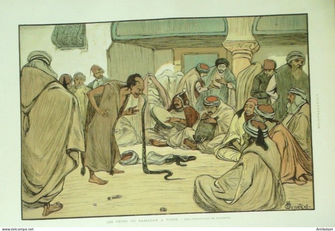 L'illustration 1902 n°3072  Chine Pékin Palais Impérial Prince Tching Tunisie Ramadan