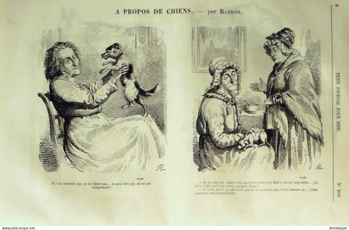 Petit journal pour Rire 1859 # 210 Mois de Mars Grevin