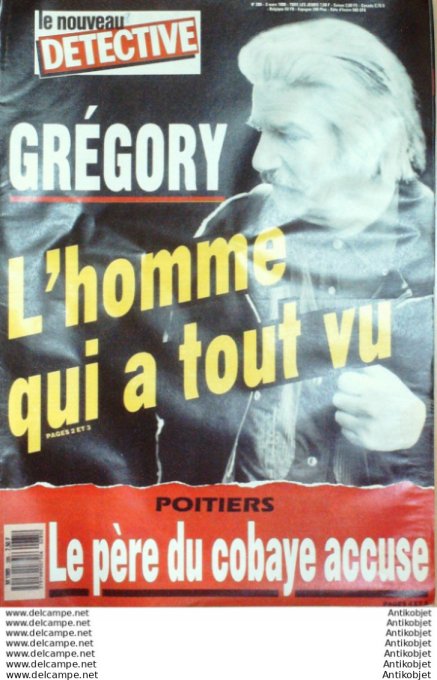 Détective 1988 # 285 Amiens Cheyssieu Maubeuge Douai Nancy Sanary Nantes Vitry St-Quentin