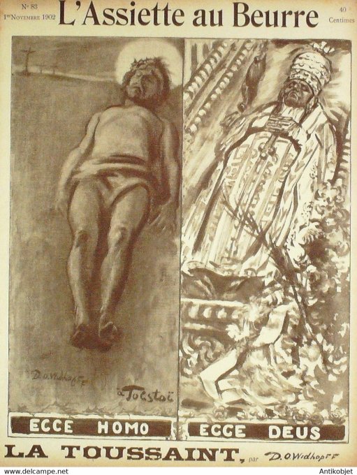 L'Assiette au beurre 1902 #  83 La Toussaint Widhopff