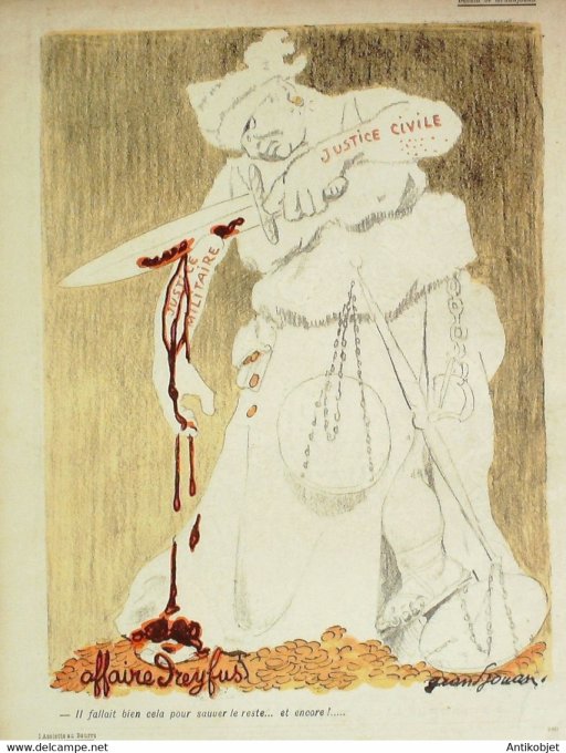 L'Assiette au beurre 1906 # 275 Conseils de guerre Naudin
