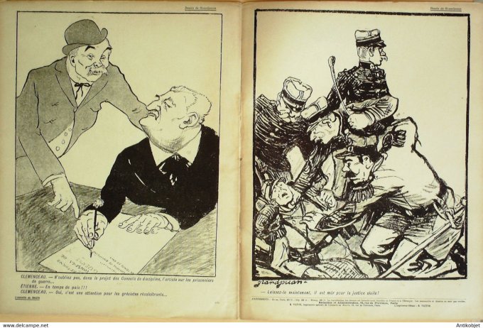 L'Assiette au beurre 1906 # 275 Conseils de guerre Naudin