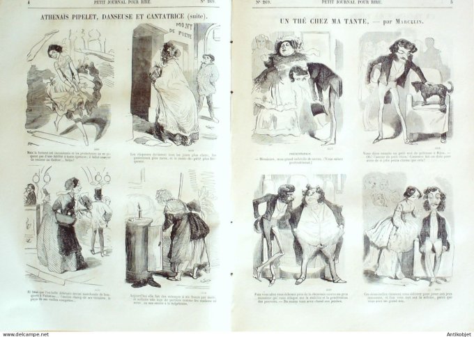 Petit journal pour Rire 1860 # 269 Encore le Terme Grevin