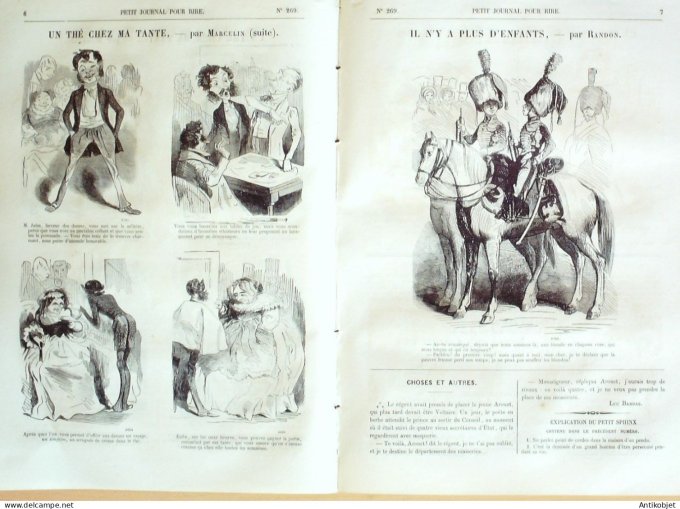 Petit journal pour Rire 1860 # 269 Encore le Terme Grevin