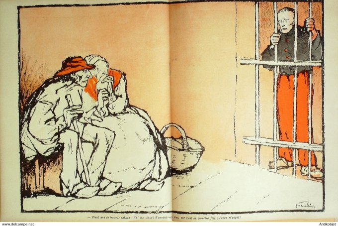 L'Assiette au beurre 1906 # 275 Conseils de guerre Naudin