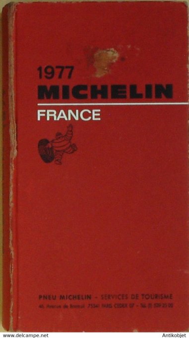 Guide rouge MICHELIN 1977 70ème édition France