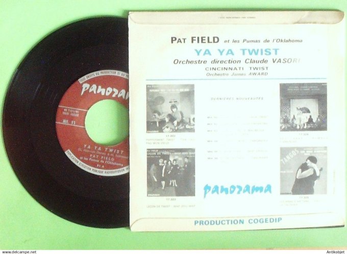 Field Pat 45T EP Ya ya twist 1962