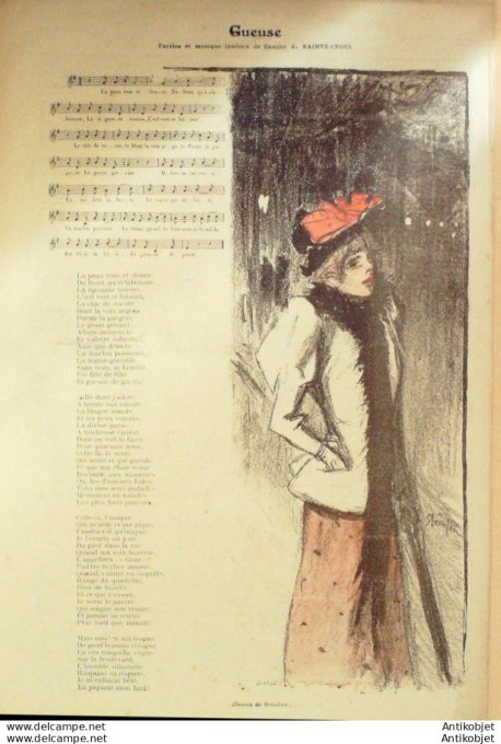 Gil Blas 1895 n°04 Georges AURIOL Maurice BOUCHOR Camille Ste CROIX HODEBERT