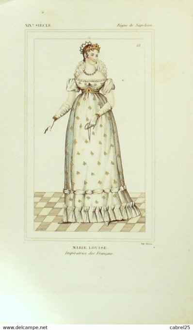 Marie Louise Impératrice De France 19ème 1852