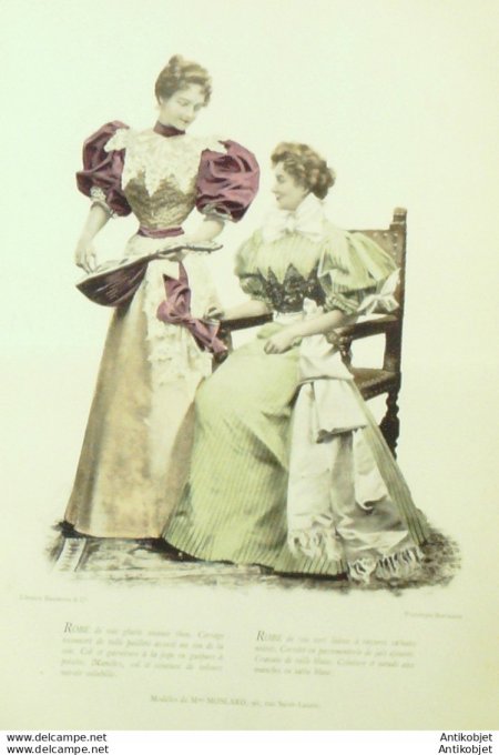 La Mode pratique 1894 # 37 Robes de soie