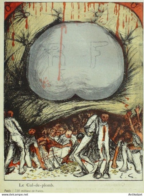 L'Assiette au beurre 1902 #  71 Les fonctionnaires Eve Cadel