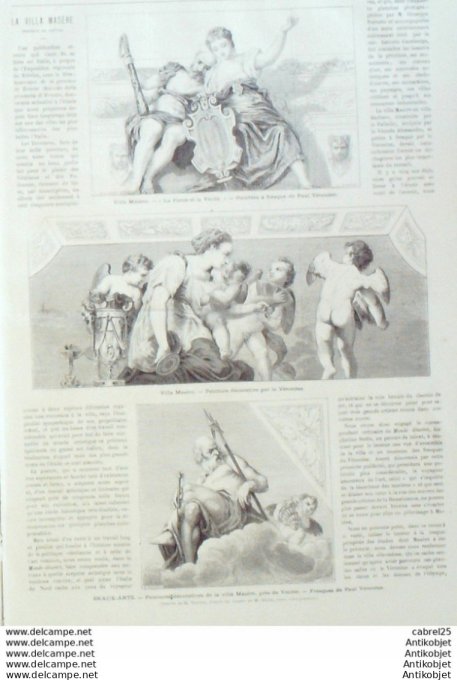 Le Monde illustré 1873 n°826 Viet-Nam Saigon Baria Gocong Calédonie Ile Ducos Camp Italie Trevise