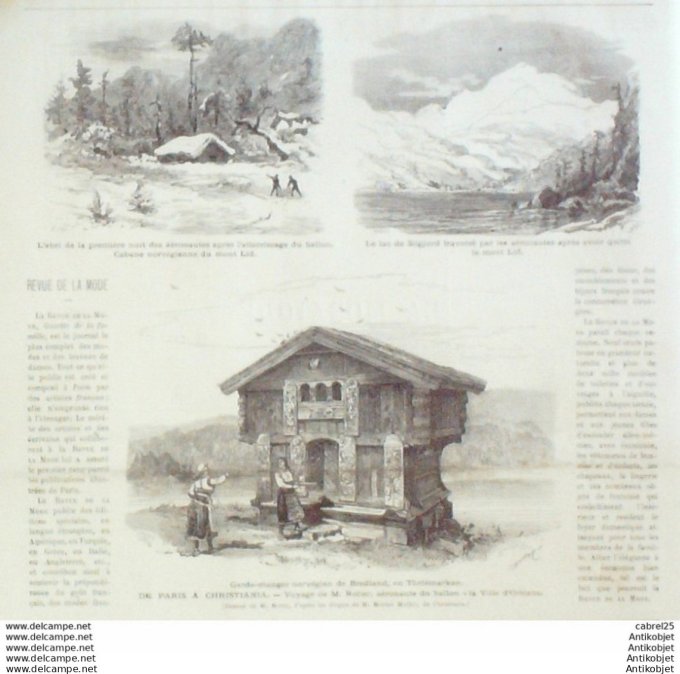 Le Monde illustré 1873 n°826 Viet-Nam Saigon Baria Gocong Calédonie Ile Ducos Camp Italie Trevise