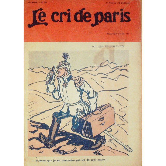 Le Cri de Paris 1914 n° 889 NOB DELCASSE A.DUBOST THIERRY CAZES PERRISSOUD