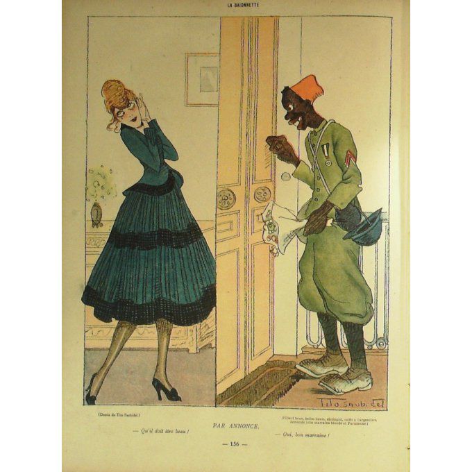 La Baionnette 1917 n°088 (Les filleuls) GESMAR GENTY CHARBONNET ICART PREJELAN