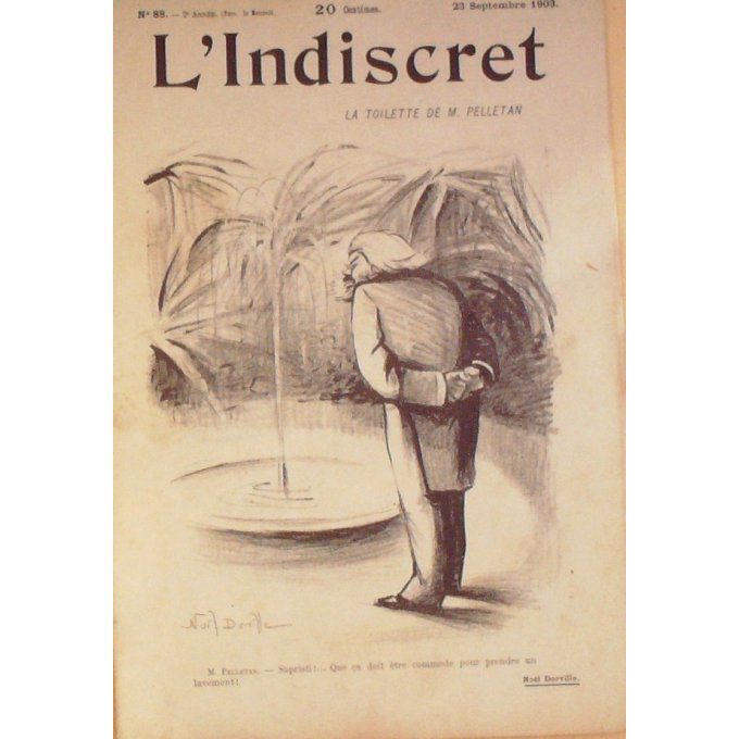 L'indiscret 1903 n° 88 DORVILLE PETITJEAN CAMARA ROUVEYRE GRAFTY MIRANDE HELLE