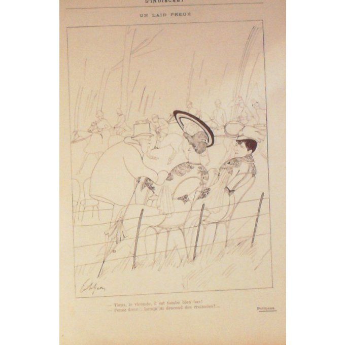 L'indiscret 1903 n° 88 DORVILLE PETITJEAN CAMARA ROUVEYRE GRAFTY MIRANDE HELLE