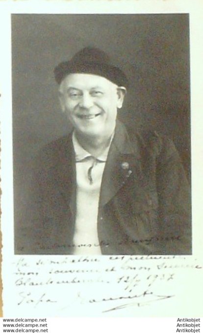 Acteur non identifié (photo de presse Blanckengerghe) 1937 dédicacée