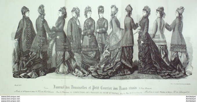 Journal des Demoiselles & Dames réunis 1877 # 4154