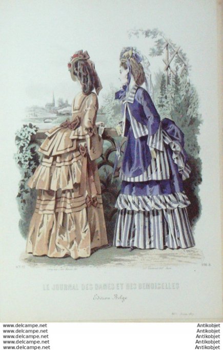 Journal des Dames Demoiselles 1871 #  998