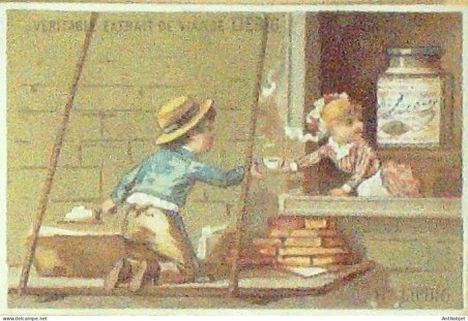 Chromo Liebig Sang   80 Scene enfantine 1 (1878)