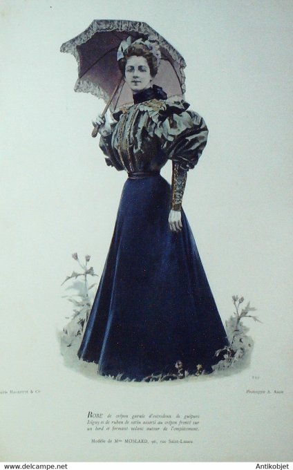 La Mode pratique 1895 # 25 Robe en crépon