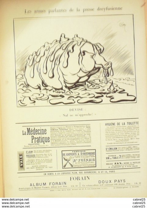 PSST 1898 n°36-Caran d'Ache,Forain-SABRE de DAMOCLES