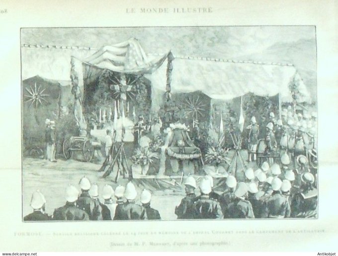 Le Monde illustré 1885 n°1486 Villers-sur-Mer (14) Madrid Barcelone Suède