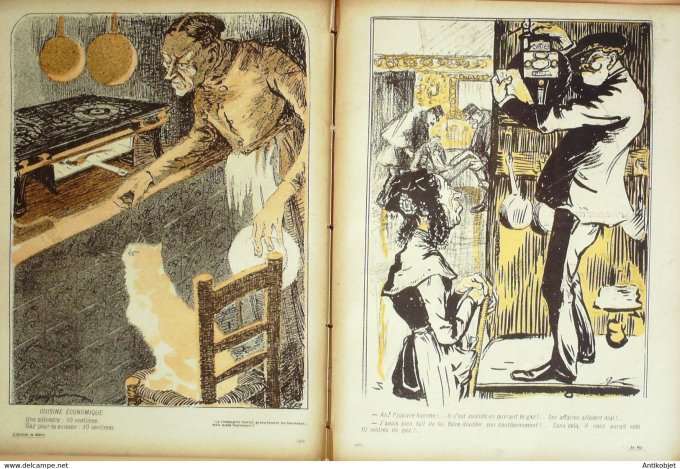 L'Assiette au beurre 1902 n° 87 Lees Monopoles 1 Le Gaz Grandjouan