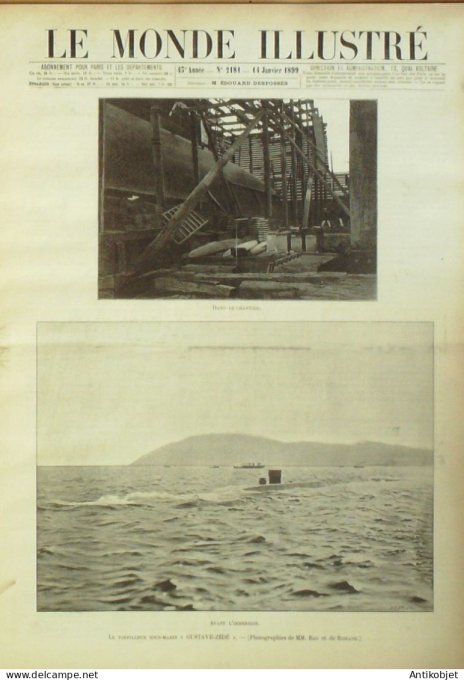 Le Monde illustré 1899 n°2181 Suisse Airolo Philippines Ilo Ilo New-York Park-Row