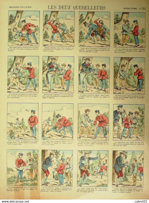 Les Deux Querelleurs (Pellerin d'epinal)
