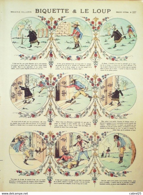 Biquette & Le Loup (Pellerin d'epinal) Falco